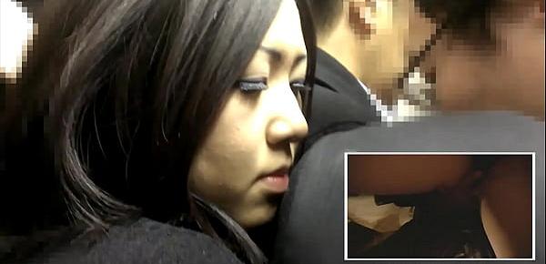  After story Real groper in Japanease train